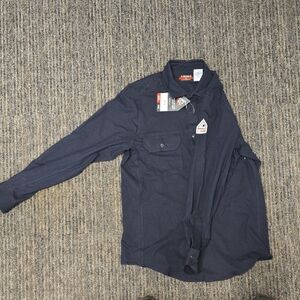 Men's Navy Button Down Shirt